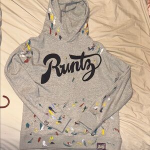 Runtz Gray Hoodie with Colorful Accents